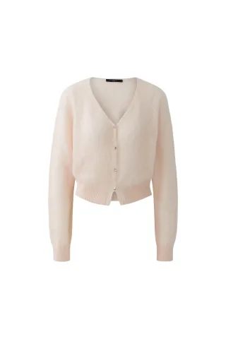 Oui - Strickjacke peach whip - Gr. - 42