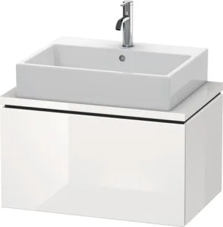 Duravit L-Cube Konsolenwaschtischunterbau wandhängend Weiß Hochglanz 720x477x400 mm - LC580108585 LC580108585