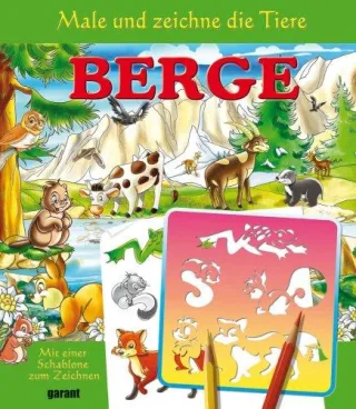 Schablonenbuch Berge