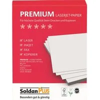 INAPA Kopierpapier SoldanPlus Kopierpapier PREMIUM, DIN A4, 80 g/m², Pack: 500 Blatt