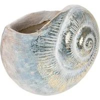 Florists Products Dekofigur Maritimes Dekogefäß Schneckenform für stilvolle Wandgestaltung