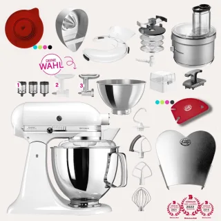 KitchenAid Artisan 4,8 Liter KSM175 Spar-Set mit Food Processor &...