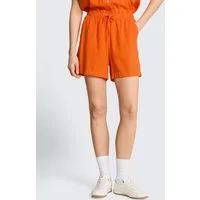 TOM TAILOR Denim Shorts Hosen & Chino Loose Fit Shorts mit Leinenanteil