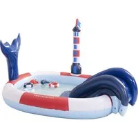 Swim Essentials Pool Abenteuer Pool Wal mit Punkte 203 x 173 x 89 cm, Planschbecken