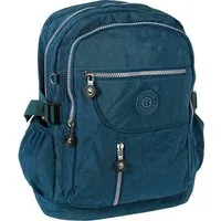 BAG STREET Freizeitrucksack Bag Street unisex Jugend Sporttasche, Damen, Jugend Freizeitrucksack, Cityrucksack Nylon, navy, blau 38cm