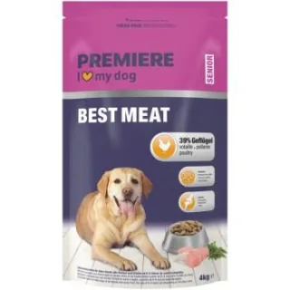 PREMIERE Best Meat Trockenfutter Hund Senior Geflügel 4 kg