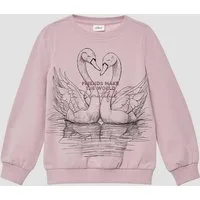 s.Oliver Sweatshirt Sweatshirt Kuscheliges Sweatshirt mit Glitzerprint