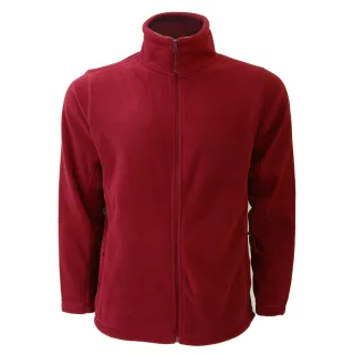 Russell Herren Full Zip Outdoor Fleece Jacke (Klassisch Rot)