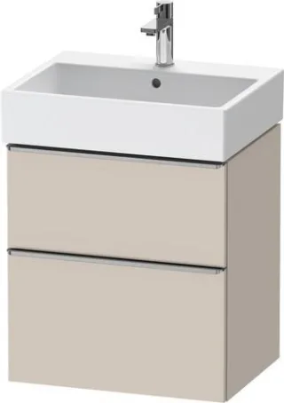 Duravit D-Neo Waschtischunterbau wandhängend Taupe Matt 584x442x625 mm - DE4371070910000 DE4371070910000