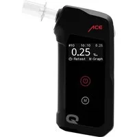 ACE Alkoholtestgerät Alkoholtester Schwarz 0.00 bis 5.00 ‰ ACE Q
