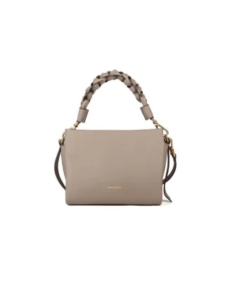 Coccinelle Mini Top Handle Bag Warm Taupe/Rosette