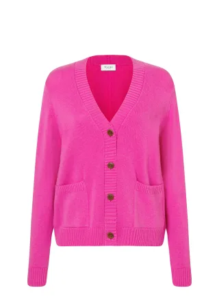 MAERZ Muenchen - Strick Cardigan 1/1 Arm lipstick - Gr. - 48