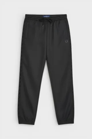 Fred Perry Herren Saisonale Taped Track Pant Schwarz