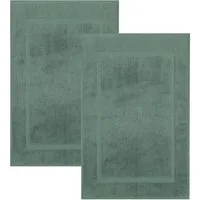 Betz Badematte 2 Stück Badvorleger Premium Badteppich Größe 50x70 cm, unbeschichtet, beidseitig nutzbar, beidseitig nutzbar, Baumwolle, Qualität 650g/m²