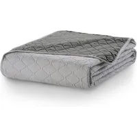 DecoKing Tagesdecke Bettüberwurf mit Uni Wendedesign leichte Allzweckdecke Wohndecke, Wendedesign, Zweifarbig, Steppung