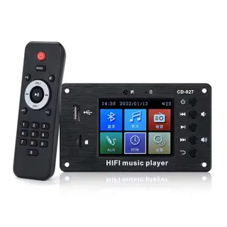 2.8-inch Car LCD Decoding Board Bluetooth 5.1 MP3 Decoder Screen Audio Receiver Support FLAC WAV APE AUX FM Radio Hands-