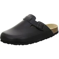 AFS-Schuhe 390023 Clogs Pantolette für Herren aus Leder mit Fußbett, Hausschuhe Made in Germany