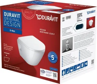 Duravit D-Neo WC-Set wandhängend 370x480x400 mm - 45870900A1 45870900A1