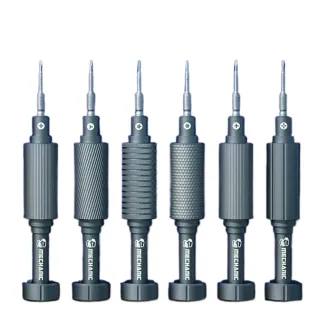 Mechanic 6-in-1 Mini Screwdriver Set Precision Magnetic Silicon-Magnesium Alloy Noise Reduction Bearings for iPhone Sams