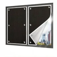 Bwecuy Sonnenschutz-Fensterfolie Wärmeisolierung Isolierfolie für Fenster, mit Saugnapf