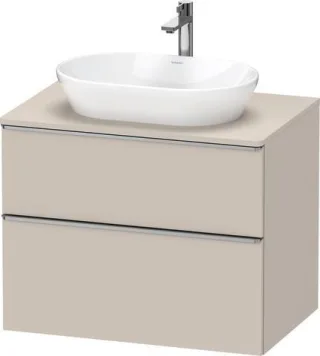 Duravit D-Neo Konsolenwaschtischunterbau wandhängend Taupe Matt 800x550x664 mm - DE4967070910000 DE4967070910000