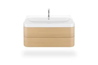 Duravit Happy D.2 Plus c-shaped Set wandhängend Mediterrane Eiche Matt 975x490x480 mm - HP4348O7171 HP4348O7171