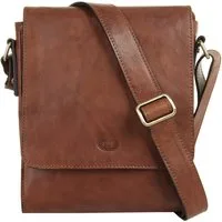 Piké Umhängetasche (1-tlg), echt Leder, Made in Italy