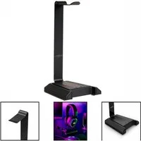 uRage Gaming Headset-Ständer AFK 200 Stand Headset (Aufbewahrung, Ordnung am Arbeitsplatz, Kein, PC + HiFi Kopfhörer-Ständer Halterung Halter Ablage Aufbewahrung)