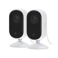Essential 2K Indoor Kamera, Überwachungskamera weiß/schwarz, 2er, Set, WLAN, 4 MP