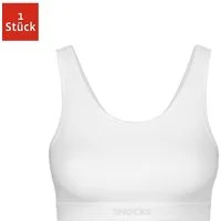SNOCKS Bustier Soft BH (1-tlg) aus Bio Baumwolle, breite Träger für maximalen Komfort