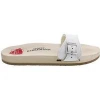 BERKEMANN Berkemann Original Sandale (Pantolette), Glattleder, weiß, Unisex, Wei Pantolette