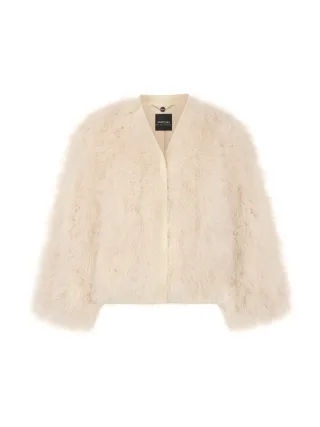 Marc Cain Collections - Kurze Jacke mit Federn - Gr. - 36