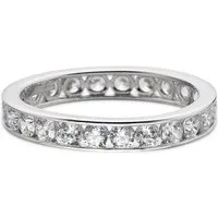 Bruno Banani Fingerring Schmuck Geschenk Silber 925 Damenring Memoire, mit Zirkonia (synth)