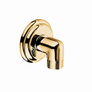 Kludi 1926 Anschlußwinkel 1/2Zoll vergoldet 23 kt, 1210145-00 1210145-00