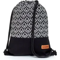 By Bers Turnbeutel Leon By Bers Turnbeutel Beutelrucksack Freizeitrucksack (Tagesrucksack für Strand Sport Festival Freizeit Alltag Einkauf aus Baumwolle Innentasche Schlüsselband), 9mm dicke und weiche Nylonschnüre
