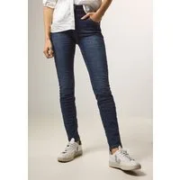 CECIL Slim-fit-Jeans Style Vicky in blauer Waschung