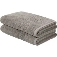 OTTO home Duschtücher Regona, Duschtücher 70x140cm, flauschig und weich, 500 gr/m², Frottier (Set, 2-St), Premium Handtücher mit Bordüre, Set, 100% Baumwolle, 5 Jahre Garantie