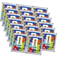 Panini Sammelkarte Fifa World Cup 2026 Sticker - WM Sammelsticker, - 20 Tüten