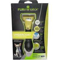 FURminator Fellbürste für kurzhaarige Schoßhunde, deShedding Pflege Werkzeug