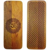 SattesGrün Yogablock Sadhu Board – handgefertigtes Nagelbrett in 4 Intensitäten, (8mm, 10mm, 12mm und 15mm), aus Mangoholz, für Yoga, Meditation & Entspannung