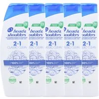 Head & Shoulders Haarshampoo 5x Head & Shoulders Classic Clean 2in1 Anti-Schuppen Shampoo je 250ml