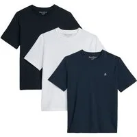 Marc O'Polo T-Shirt (Packung, 3-tlg) Dreierpack, regular fit aus reiner Bio-Baumwolle