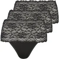 Nina Von C. Taillenslip 3er Pack Millefleurs (Spar-Set, 3-St) Taillen Slip - Im Spitzen-Design, Perfekte Passform