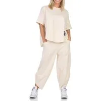simaranda Jogginganzug Damen Jogginganzug 6170 36-42 Beige