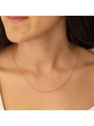 Zeeme Basic Collier 925/- Sterling Silber Ankerkette 41+5cm