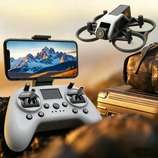QY S6 Simulation FPV Racing Drone with 2-in-1 Simulator Controller WiFi FPV Altitude Hold Mode Racer Training Beginner 2