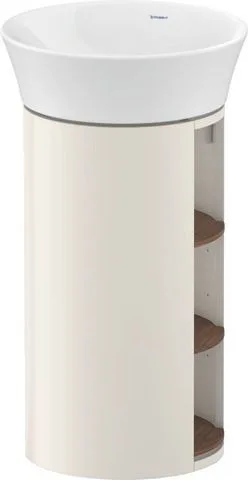Duravit White Tulip Waschtischunterbau bodenstehend Amerikanischer Nussbaum & Nordic Weiß Matt & Sei WT423907739