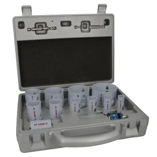 Bosch PRO Multi Material PC Plus Lochsägen Blasform-Etui, 14 teiliges Set - 2608594434