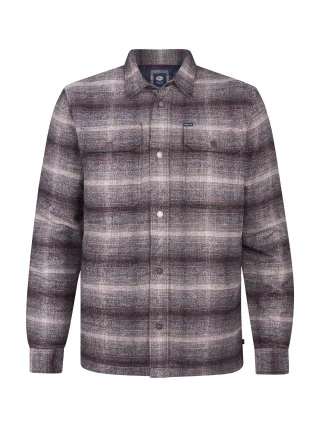 Petrol Industries - Kariertes Overshirt Menominee Herren - Braun