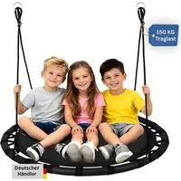 KRUZZEL Nestschaukel Gartenschaukel Storchennestschaukel Kinder, (Schaukel-Set, 1-tlg., 1 Nestschaukel mit Seilen), bis 150 kg belastbar, wetterfest